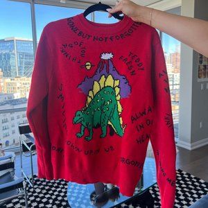 Teddy Fresh Dinosaur GONE BUT NOT FORGOTTEN SWEATER
